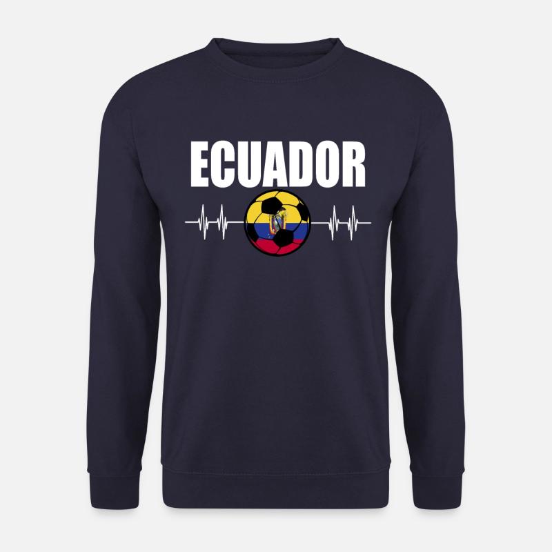 Ecuador Fußball - Unisex Pullover - Navy