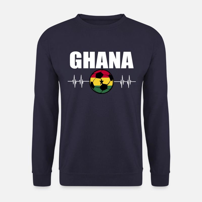 Ghana Fußball - Unisex Pullover - Navy