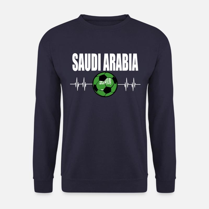 Saudi-arabien Fußball - Unisex Pullover - Navy