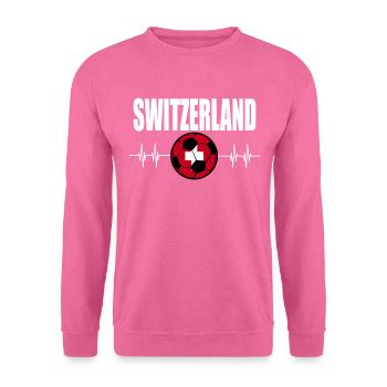 Football suisse - Sweat-shirt Unisexe - rose - Devant