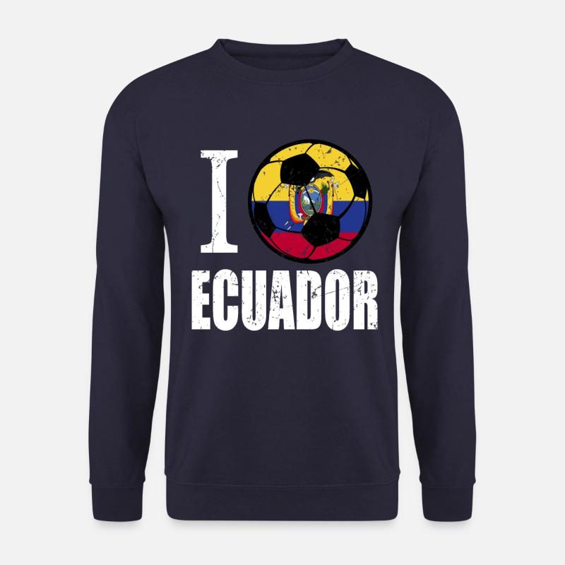 Ecuador Football - Unisex Sweatshirt - navy