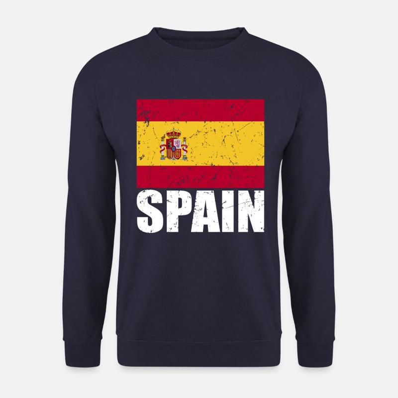 Spanien Fahne - Unisex Pullover - Navy
