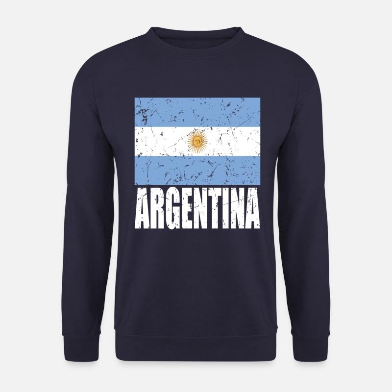 Drapeau de l’ARGENTINE - Sweat-shirt Unisexe - marine