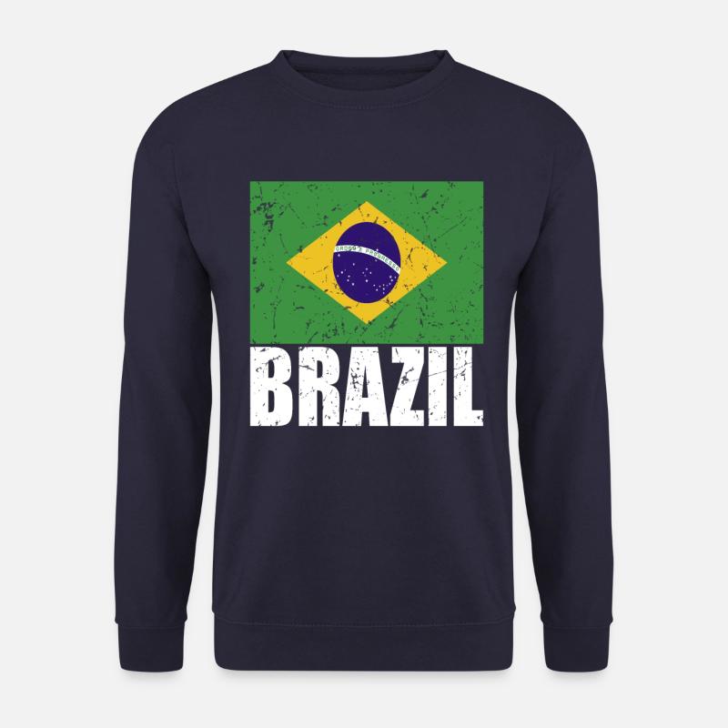 Drapeau du Brésil - Sweat-shirt Unisexe - marine
