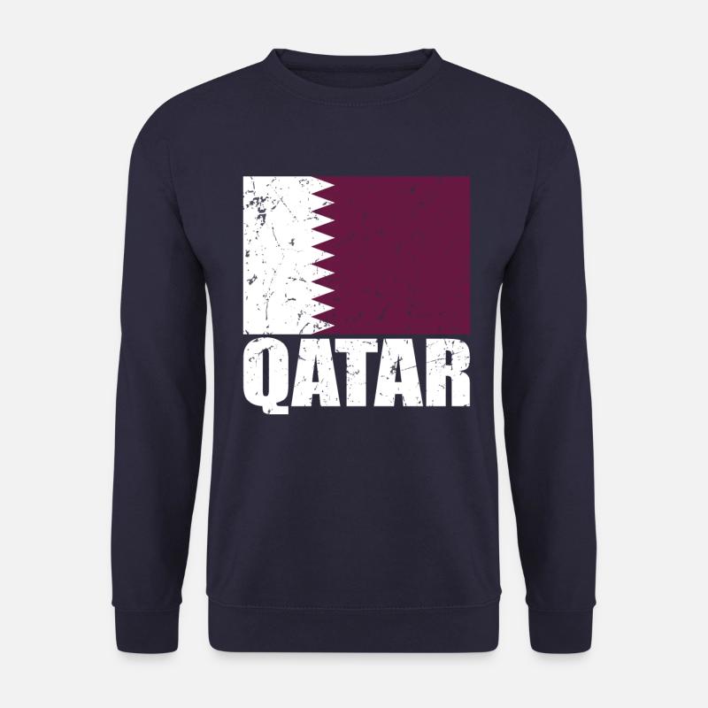 Drapeau du Qatar - Sweat-shirt Unisexe - marine