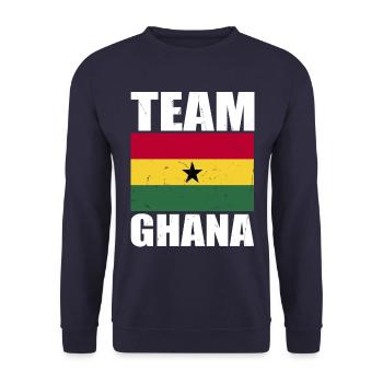 Équipe du Ghana de football - Sweat-shirt Unisexe - marine - Devant - Alina (178cm) & Michal (187cm)
