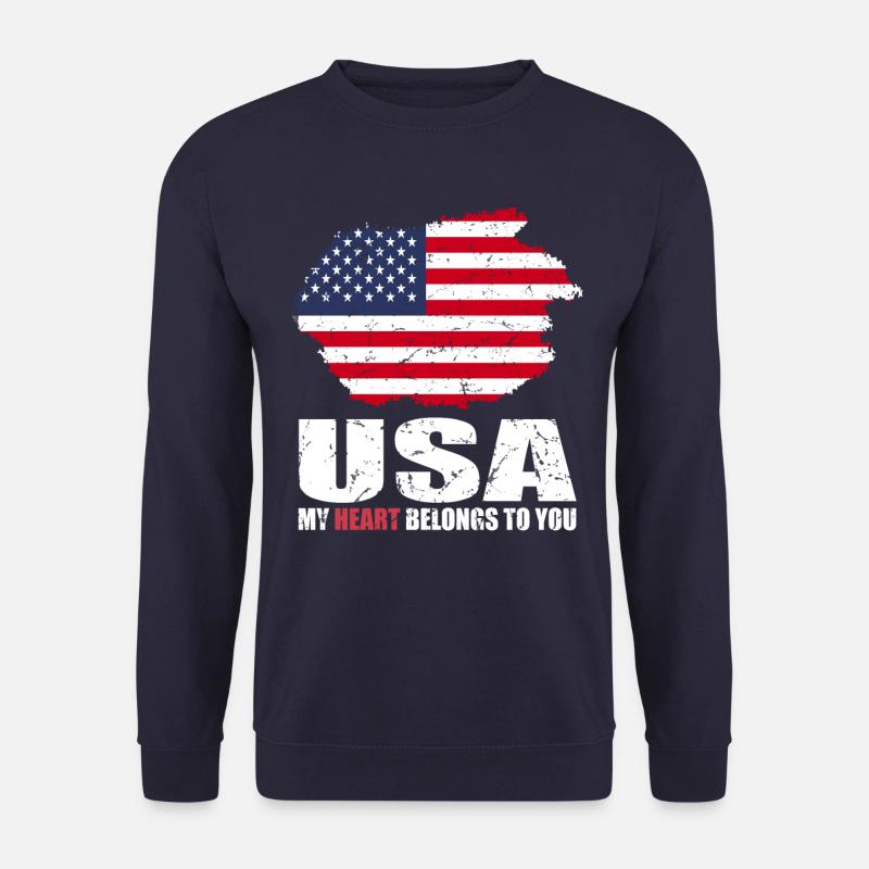 Drapeau de cerf - Sweat-shirt Unisexe - marine