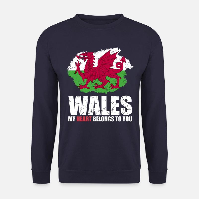 Drapeau du Pays de Galles - Sweat-shirt Unisexe - marine