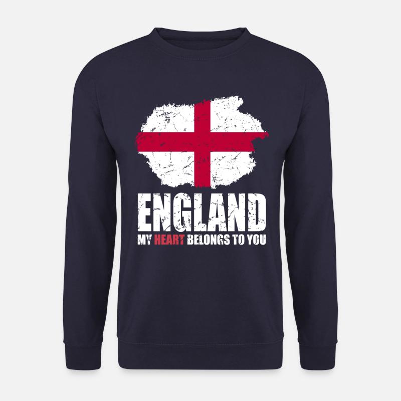 Drapeau de l’Angleterre - Sweat-shirt Unisexe - marine