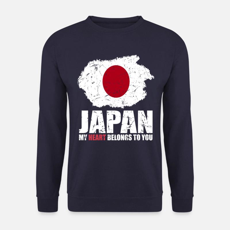 Japan Flag - Unisex Sweatshirt - navy