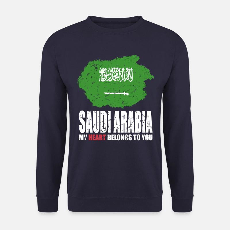 Drapeau de l’Arabie saoudite - Sweat-shirt Unisexe - marine