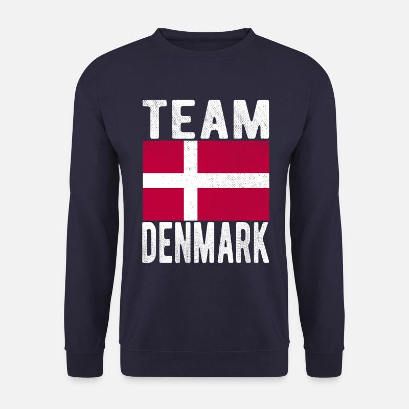 Drapeau du Danemark - Sweat-shirt Unisexe - marine