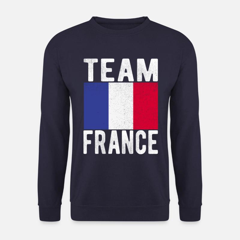 Frankreich Fahne - Unisex Pullover - Navy