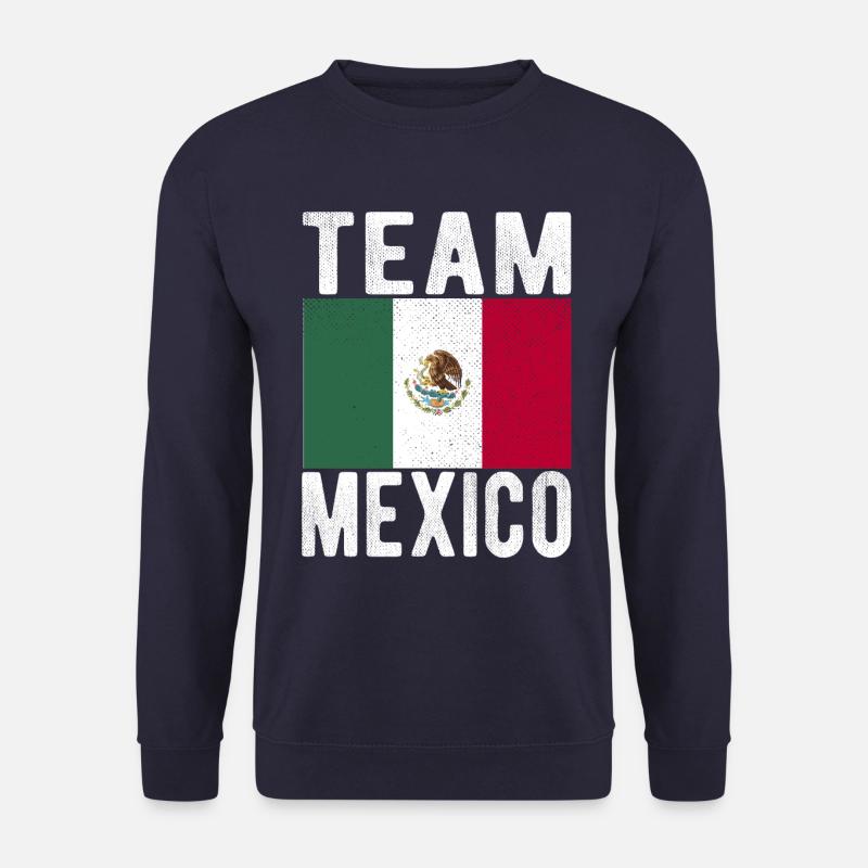 Drapeau du Mexique - Sweat-shirt Unisexe - marine