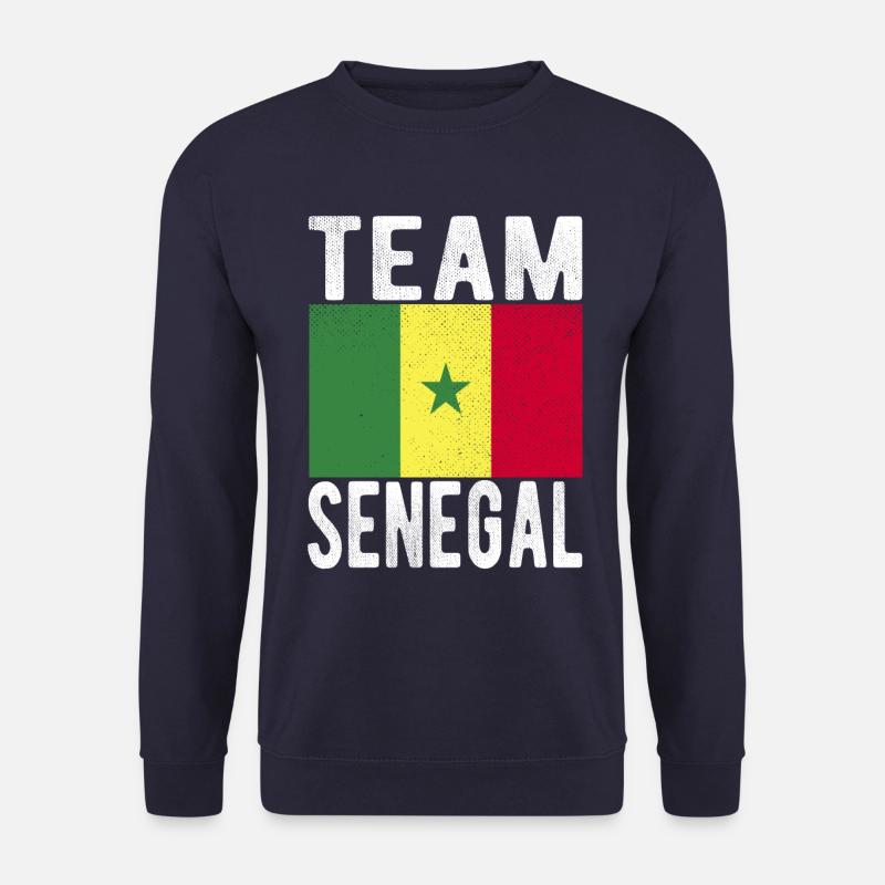 Senegal Fahne - Unisex Pullover - Navy