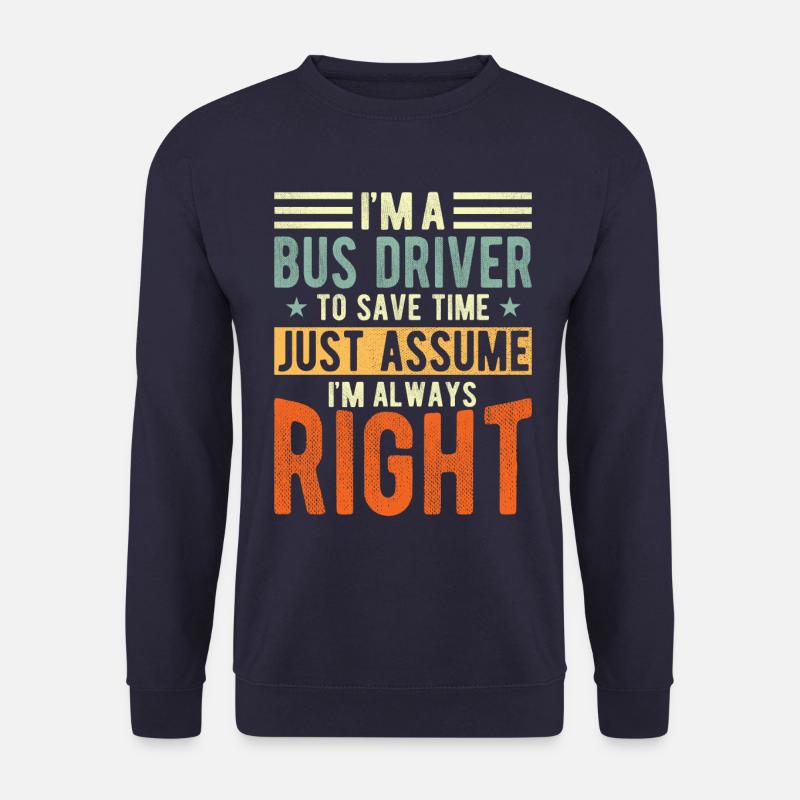 Busfahrer - Unisex Pullover - Navy