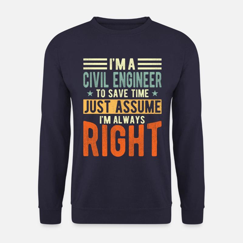 Civil engineer - Unisex Sweatshirt - navy
