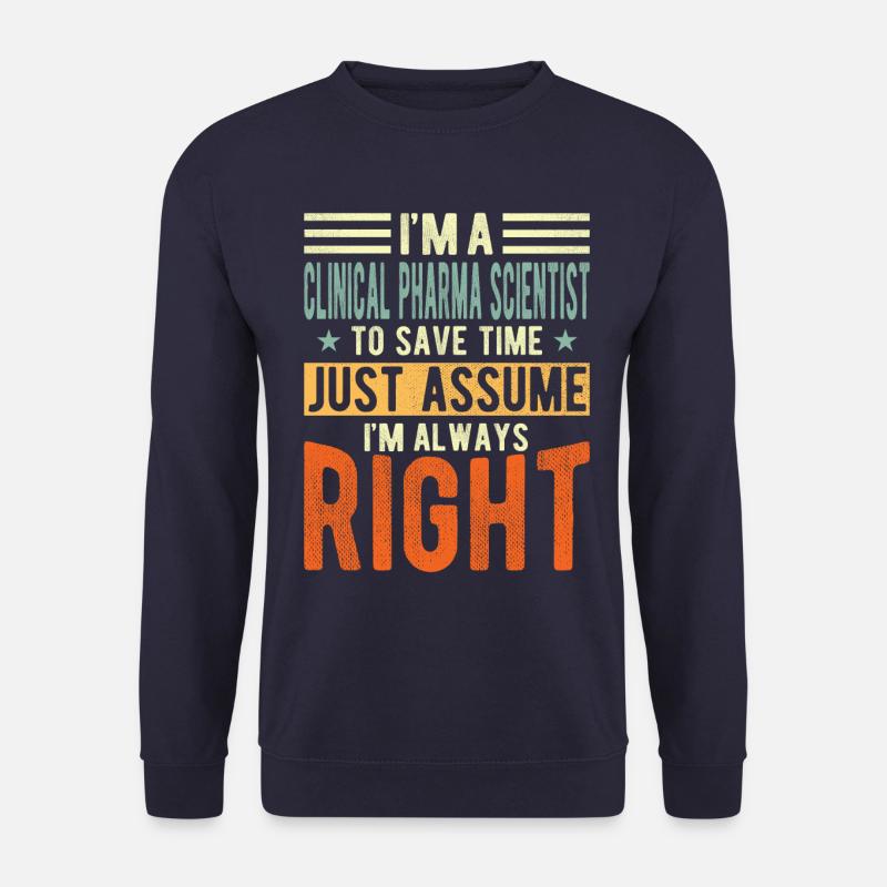 Clinical Pharma Scientist - Unisex Sweatshirt - navy