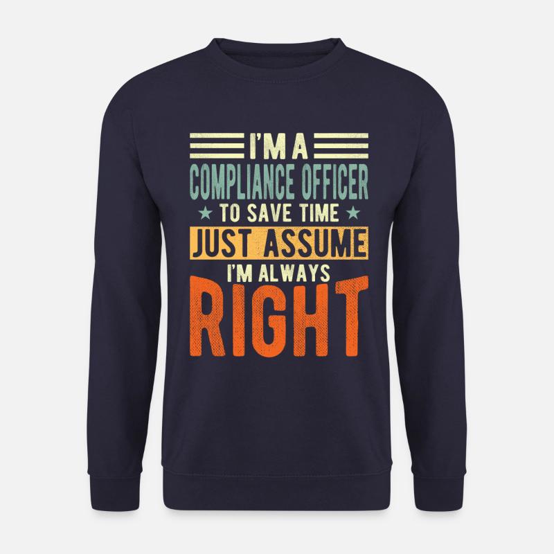 Responsable de la conformité - Sweat-shirt Unisexe - marine