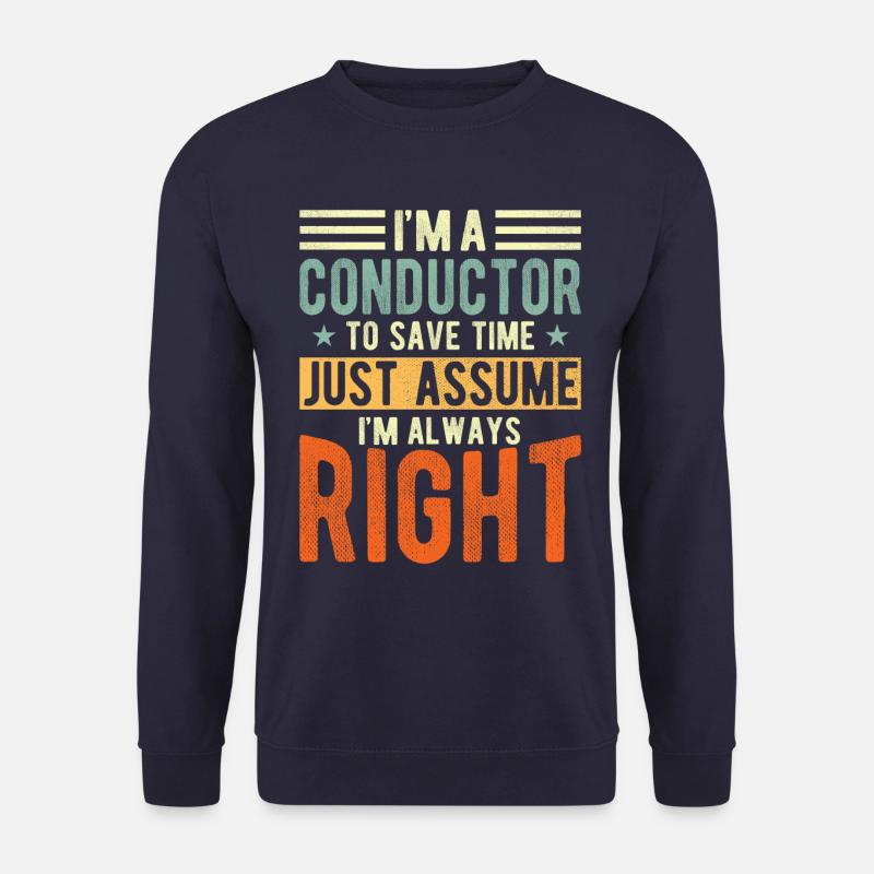 Dirigent - Unisextröja - marinblå