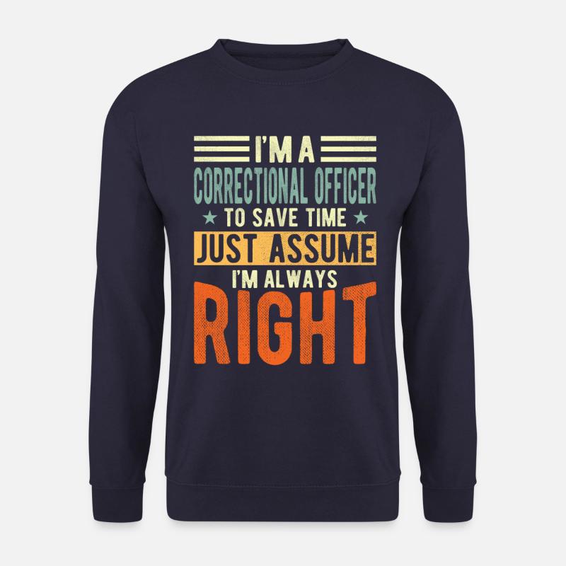 Enforcement officer - Unisex Sweatshirt - navy