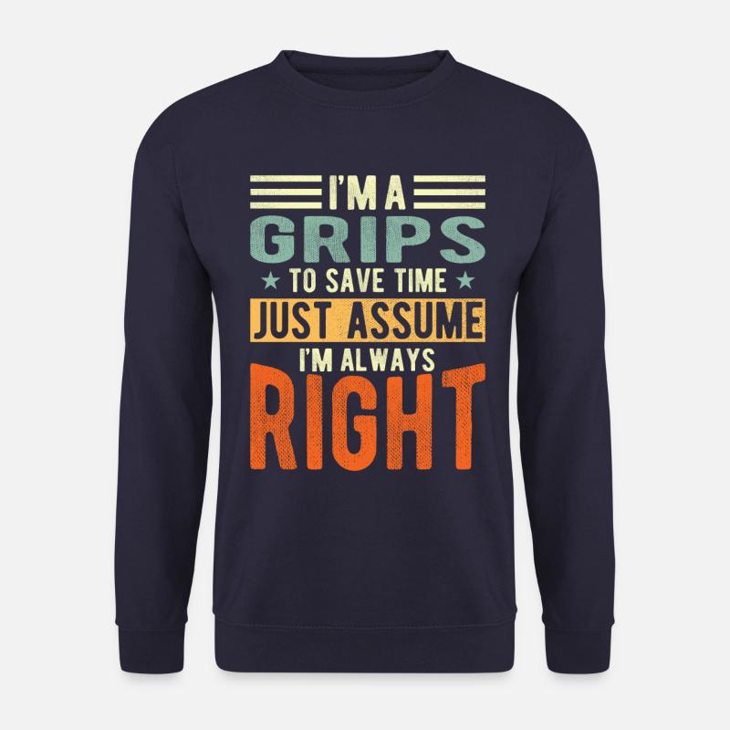 Grips - Unisex Sweatshirt - navy