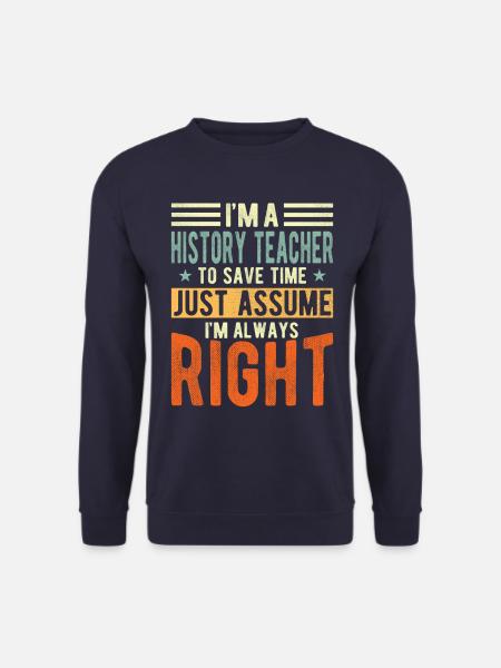 History teacher - Unisex Sweatshirt - navy