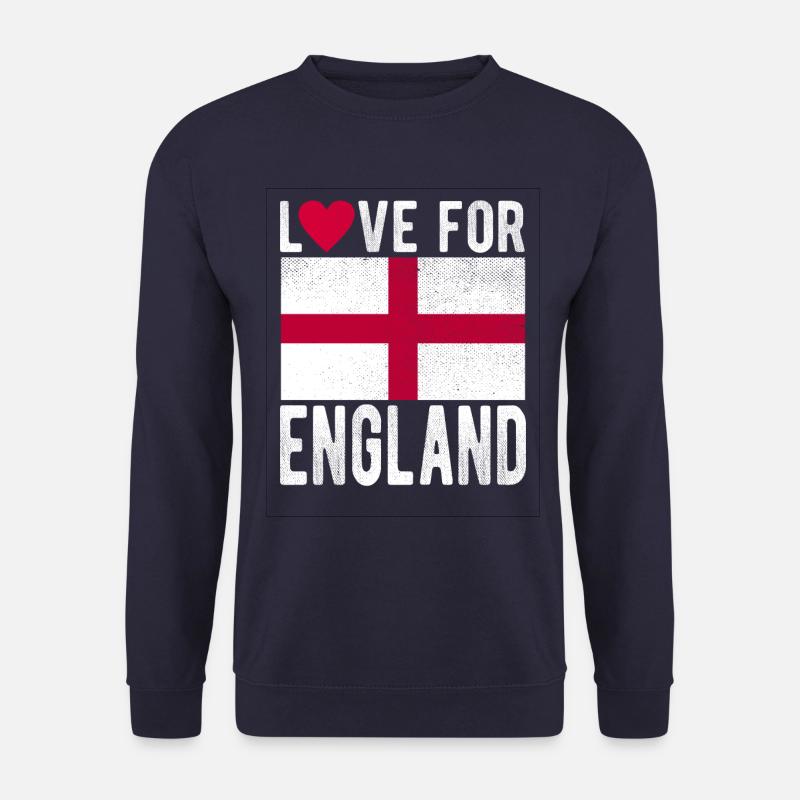 England Fahne - Unisex Pullover - Navy