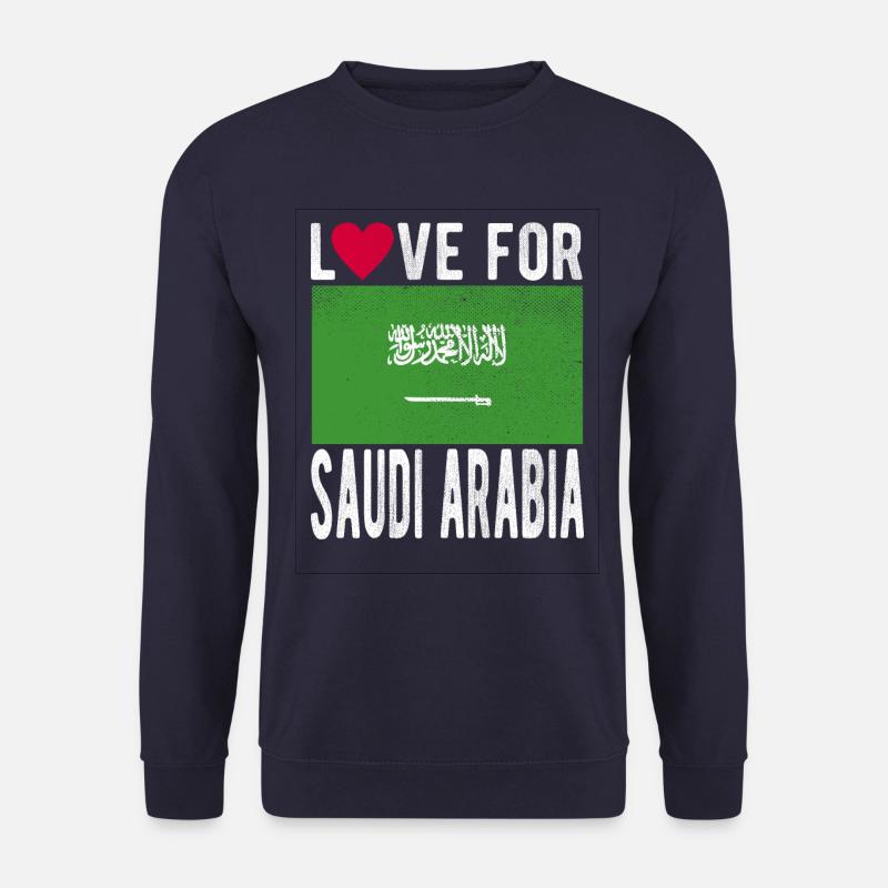 Saudi Arabia flag - Unisex Sweatshirt - navy