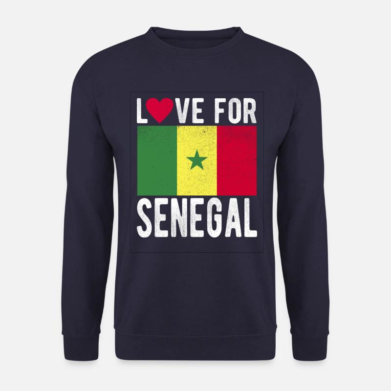 Senegal Fahne - Unisex Pullover - Navy