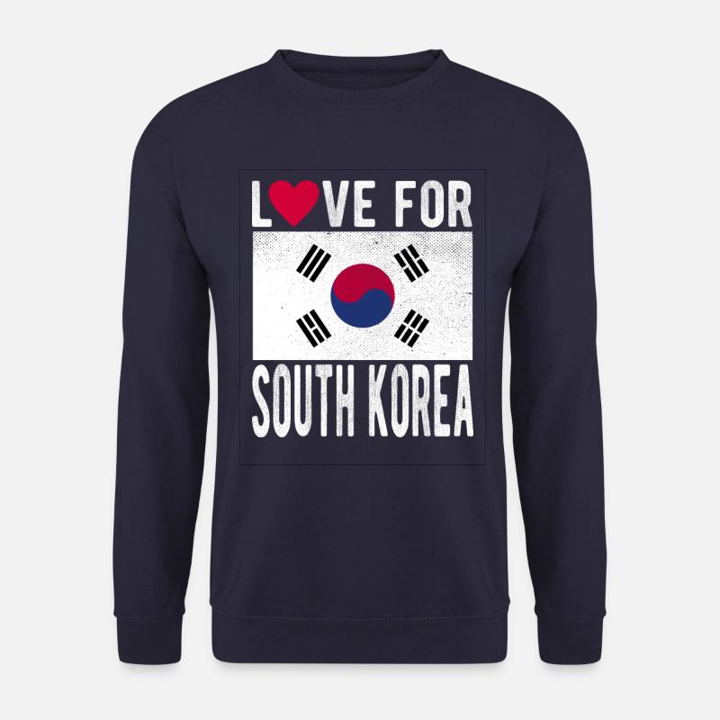 South Korea Flag - Unisex Sweatshirt - navy