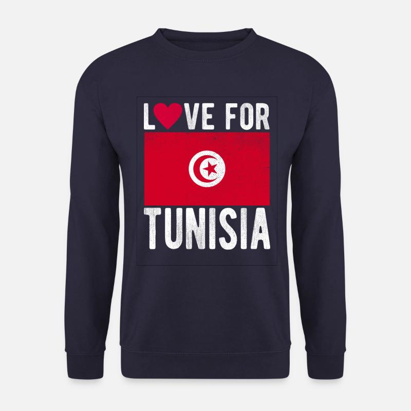 Drapeau de la Tunisie - Sweat-shirt Unisexe - marine