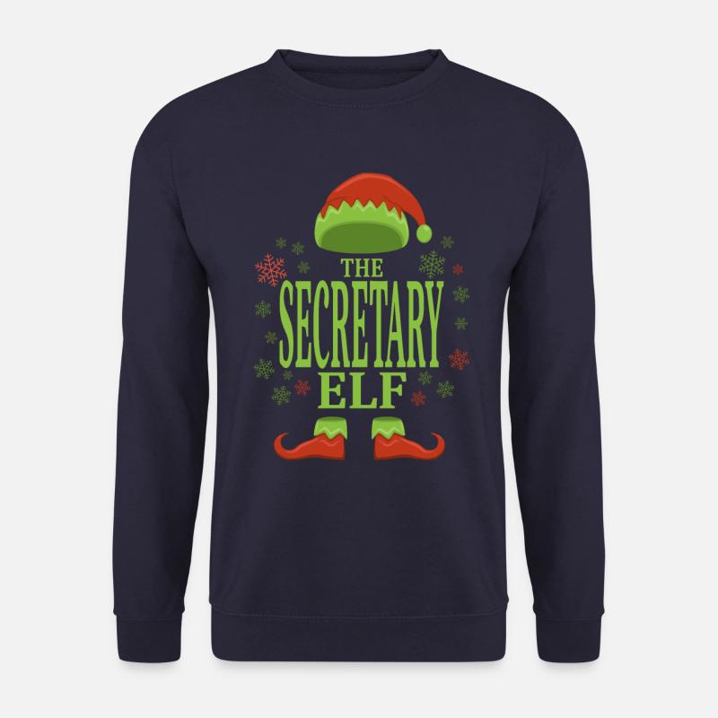 Sekretärin Weihnachtself - Unisex Pullover - Navy