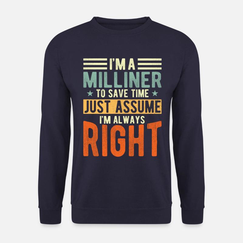 Milliner - Unisex Sweatshirt - navy