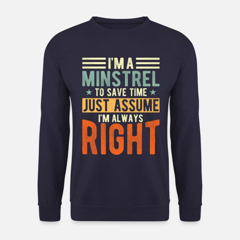 Minnesänger - Unisex Pullover - Navy