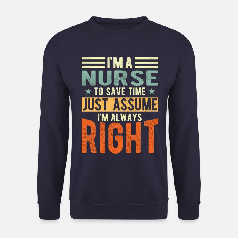Nurse - Unisex Sweatshirt - navy