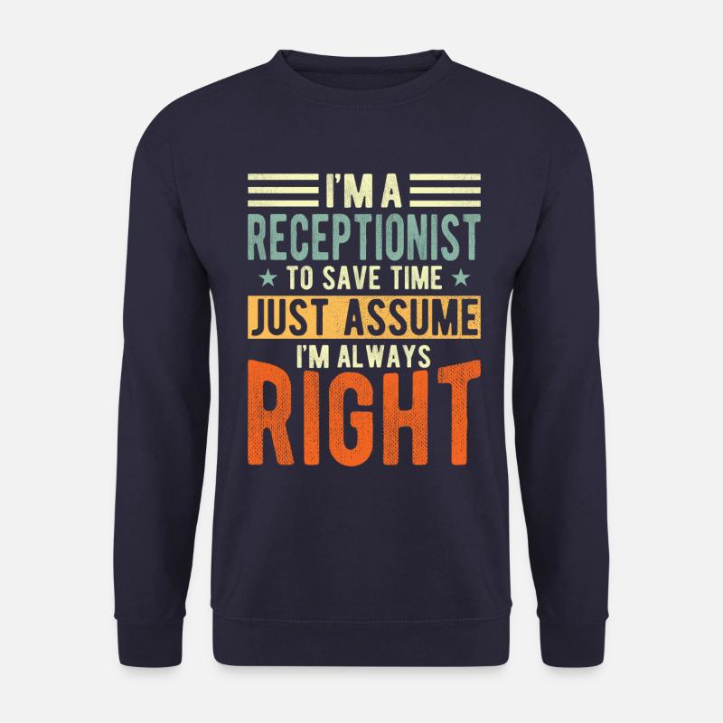 Rezeptionist - Unisex Pullover - Navy