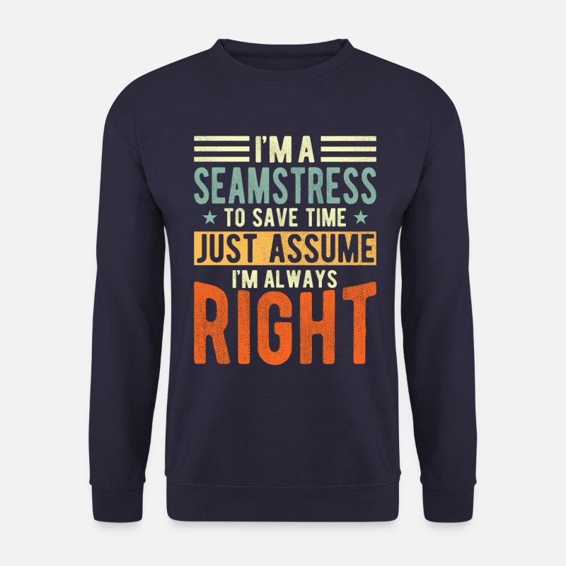 Seamstress - Unisex Sweatshirt - navy