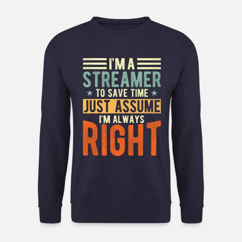 Streamer - Unisex Sweatshirt - navy