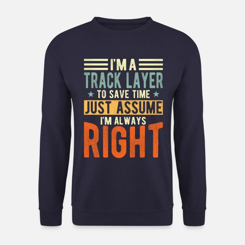 Track layer - Unisex Sweatshirt - navy