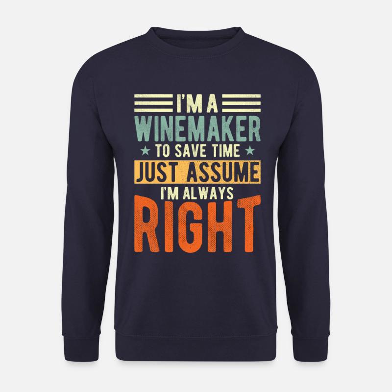 Vintner - Unisex Sweatshirt - navy