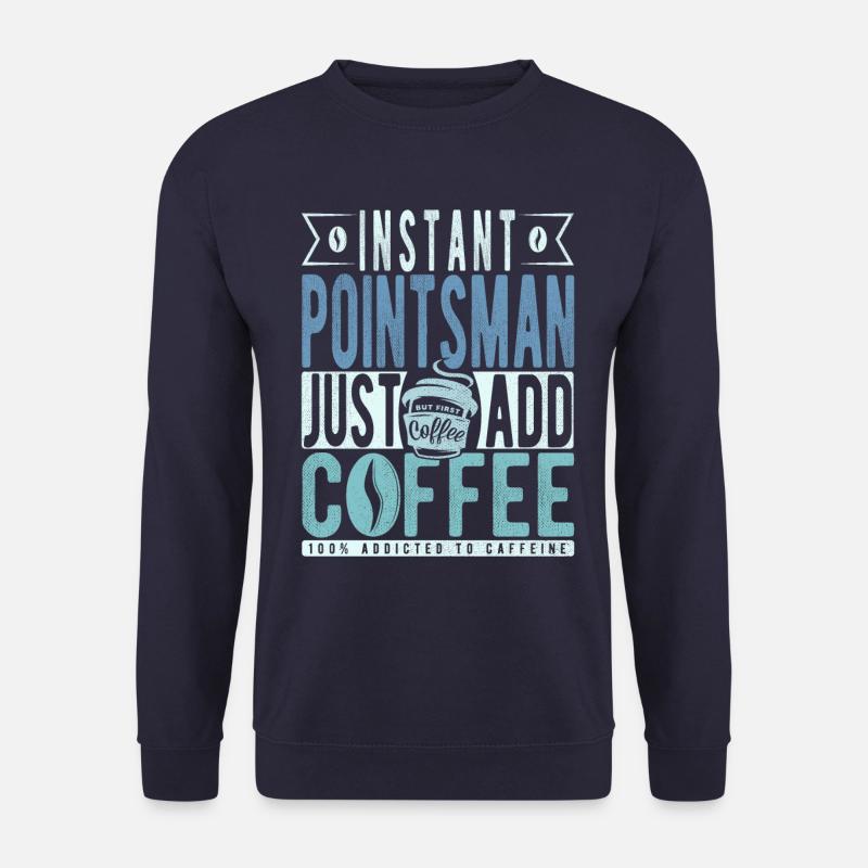 Switch-Setting Coffee Saying - Unisex Sweatshirt - navy