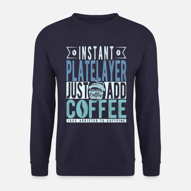Platzlitzer Kaffee Spruch - Unisex Pullover - Navy