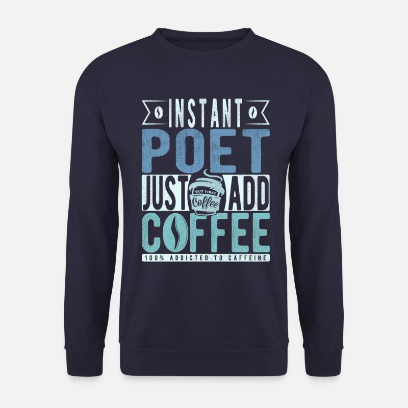 Dense coffee saying - Unisex Sweatshirt - navy