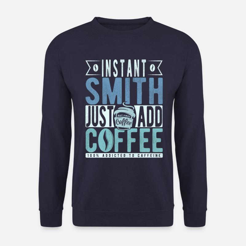 Schmied Kaffee Spruch - Unisex Pullover - Navy