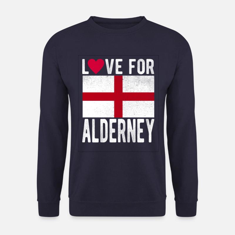 Alderney Souvenir - Unisex Pullover - Navy
