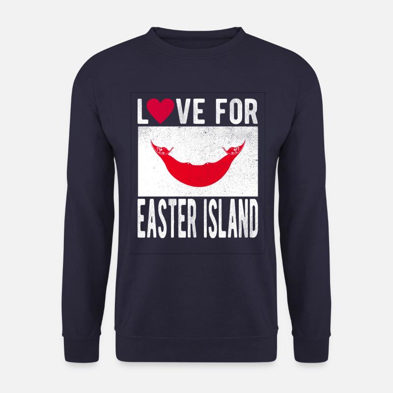 Osterinsel Souvenir - Unisex Pullover - Navy