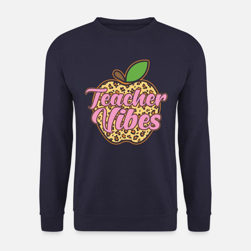 Lehrerin Apfel Geschenk - Unisex Pullover - Navy
