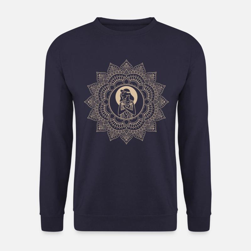 Jungfrau Sternzeichen Mandala - Unisex Pullover - Navy