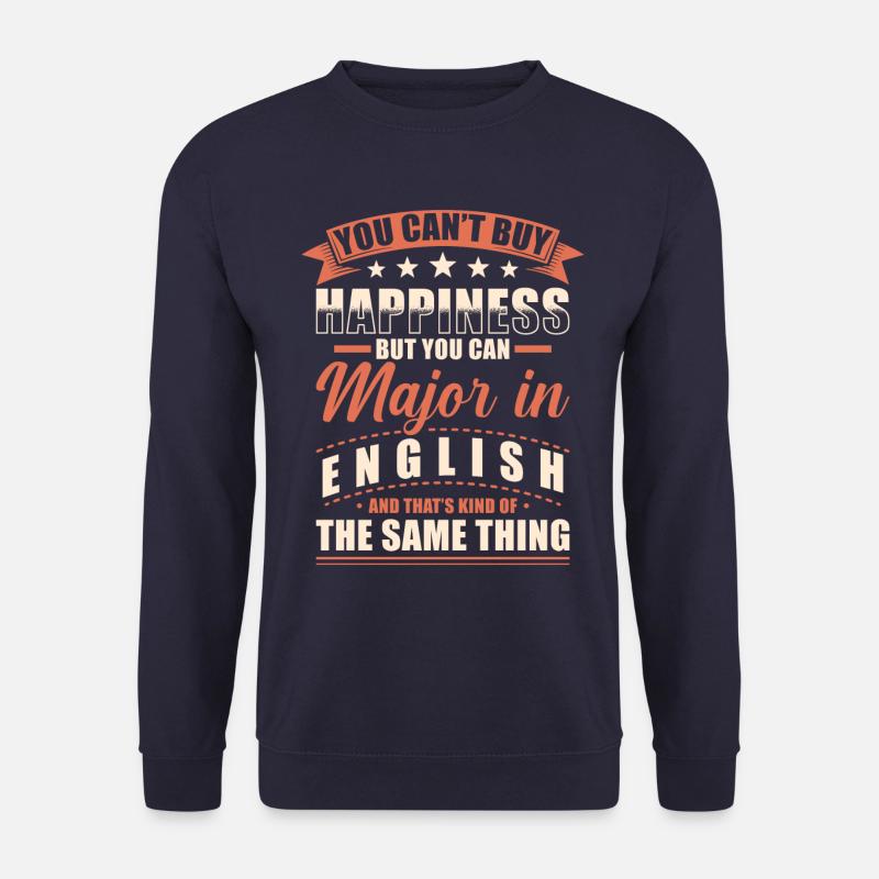 Englisch Abschluss - Unisex Pullover - Navy